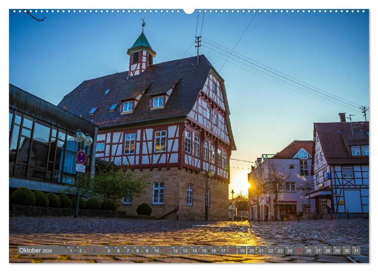Produktbild: Impressionen aus Leinfelden-Echterdingen 2026 (Wandkalender 2026 DIN A2 quer), CALVENDO Monatskalender