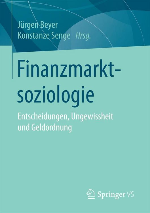 Produktbild: Finanzmarktsoziologie