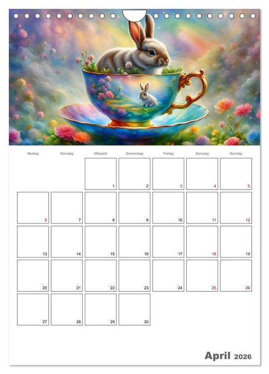 Produktbild: Tierische Kaffee Gesellschaft (Wandkalender 2026 DIN A4 hoch), CALVENDO Monatskalender