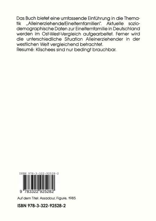 Produktbild: Alleinerziehende