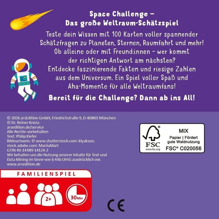 Produktbild: Science & Kids &ndash; Space Challenge