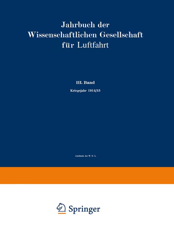 Produktbild: Jahrbuch der Wissenschaftlichen Gesellschaft f&uuml;r Luftfahrt