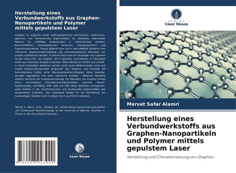 Produktbild: Herstellung eines Verbundwerkstoffs aus Graphen-Nanopartikeln und Polymer mittels gepulstem Laser