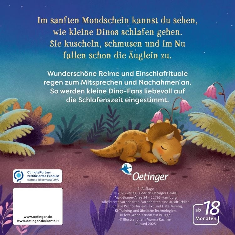 Produktbild: Wie kleine Dinos schlafen gehen