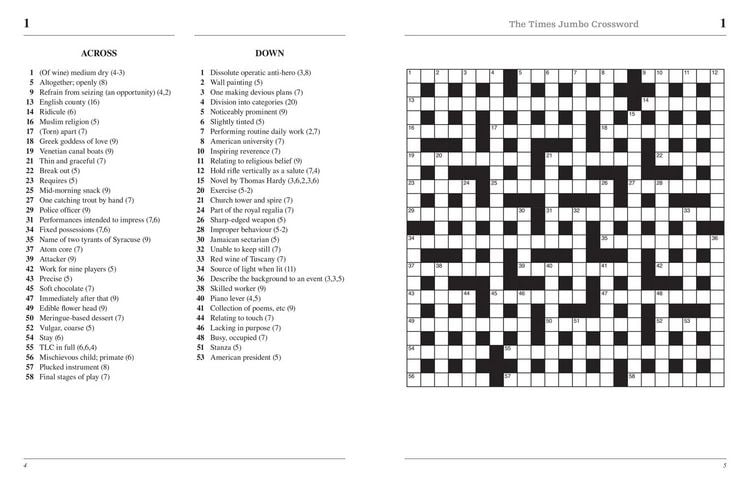 Produktbild: TIMES JUMBO CROSSWORD BK 12 PB
