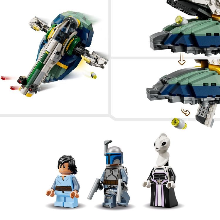 Produktbild: LEGO Star Wars 75433 Angriff der Klonkrieger Jango Fetts Sternenschiff