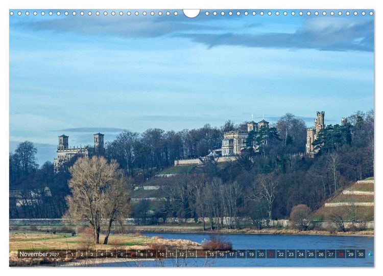 Produktbild: Dresden, ein Jahr an der Elbe (Wandkalender 2027 DIN A3 quer), CALVENDO Monatskalender