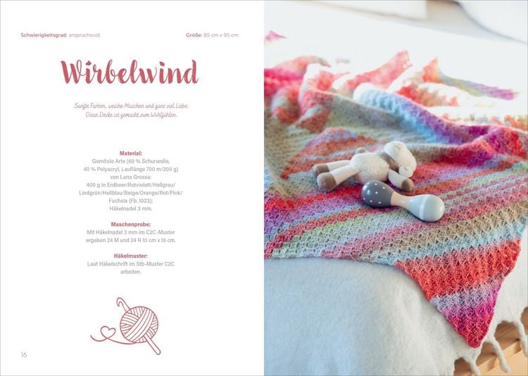 Produktbild: Kleine Maschen, gro&szlig;es Gl&uuml;ck: Kuschelige Babydecken f&uuml;r die Kleinsten