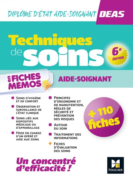 Produktbild: Techniques de soins en fiches m&eacute;mos - DEAS Dipl&ocirc;me d'Etat Aide-Soignant