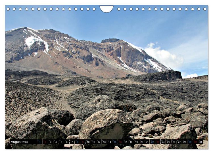 Produktbild: Kilimanjaro - das Dach Afrikas (Wandkalender 2026 DIN A4 quer), CALVENDO Monatskalender