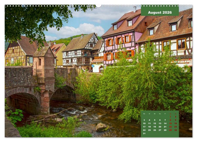 Produktbild: Kaisersberg Perle des Elsass (Wandkalender 2026 DIN A2 quer), CALVENDO Monatskalender