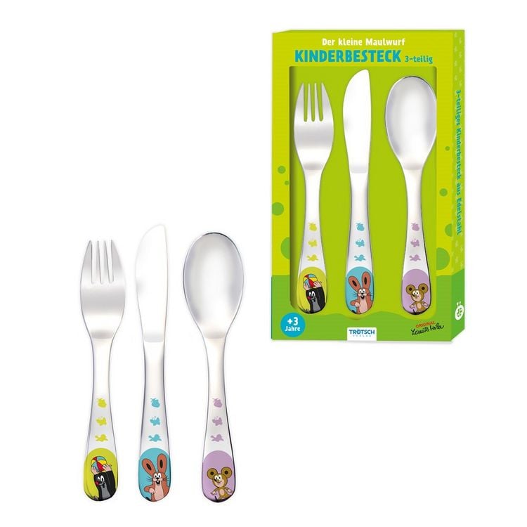 Produktbild: TR&Ouml;TSCH - Der kleine Maulwurf Besteckset aus Edelstahl