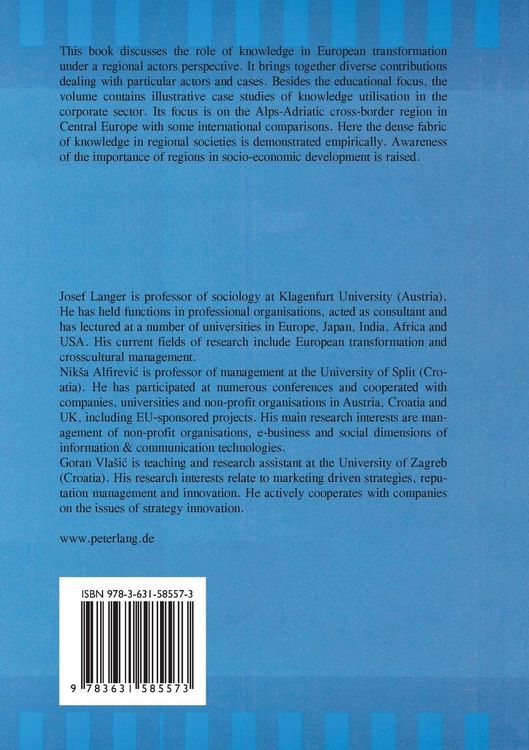 Produktbild: Knowledge Region: Alps-Adriatic Challenges