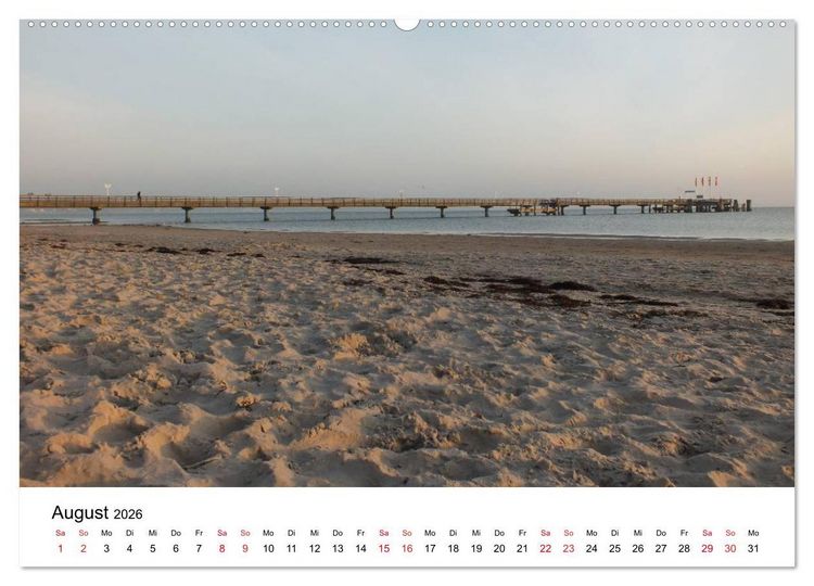 Produktbild: L&uuml;becker Bucht (hochwertiger Premium Wandkalender 2026 DIN A2 quer), Kunstdruck in Hochglanz