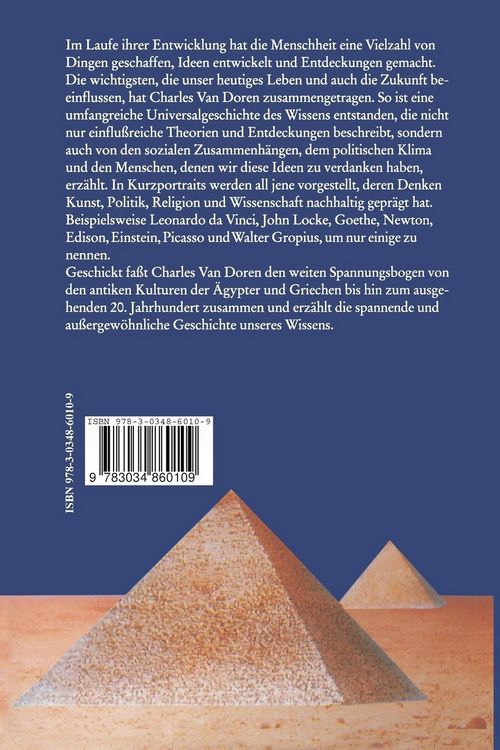 Produktbild: Geschichte des Wissens
