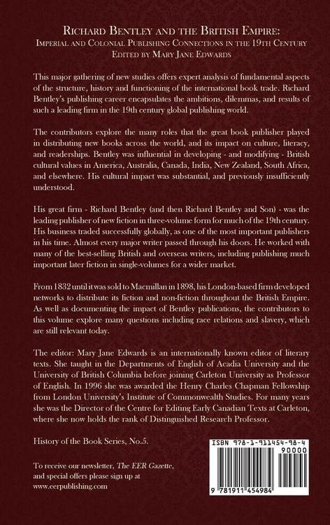 Produktbild: Richard Bentley and the British Empire