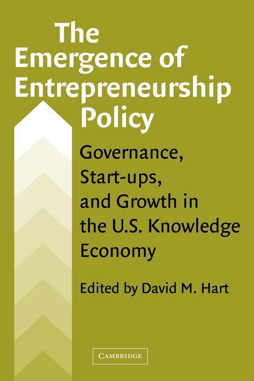 Produktbild: The Emergence of Entrepreneurship Policy