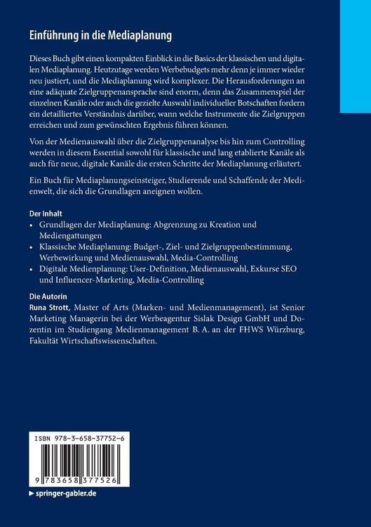 Produktbild: Einf&uuml;hrung in die Mediaplanung