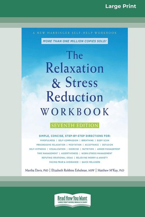 Produktbild: The Relaxation and Stress Reduction Workbook (16pt Large Print Edition)