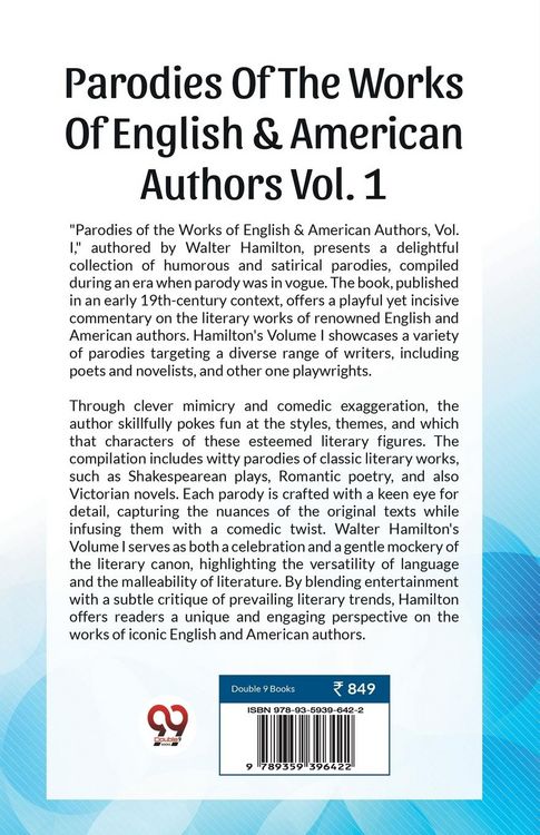 Produktbild: Parodies Of The Works Of English & American Authors Vol. 1