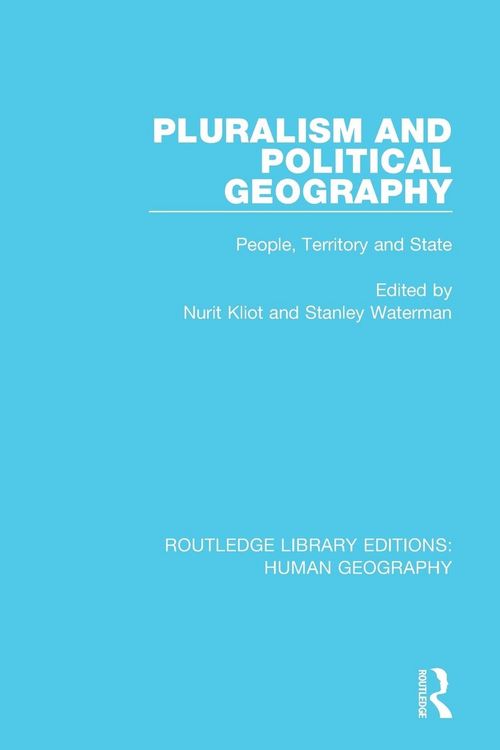 Produktbild: Pluralism and Political Geography