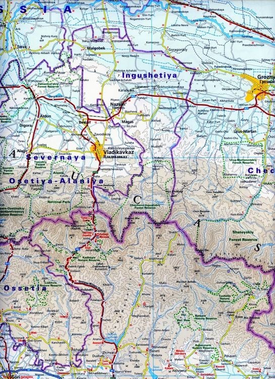 Reise Know-How Landkarte Kaukasus / Caucasus (1:650.000) : Armenien, Aserbaidschan, Georgien