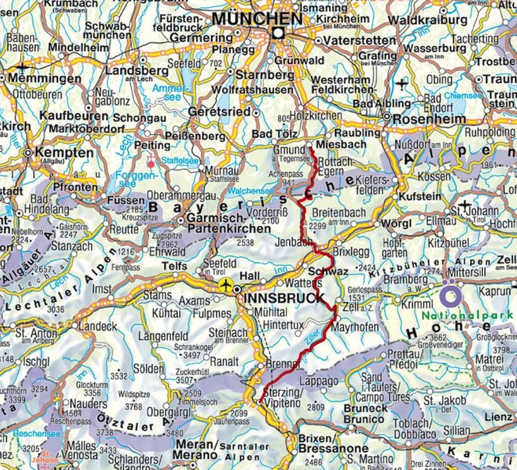 Produktbild: ROTHER Wanderf&uuml;hrer Alpen&uuml;berquerung Tegernsee &ndash; Sterzing
