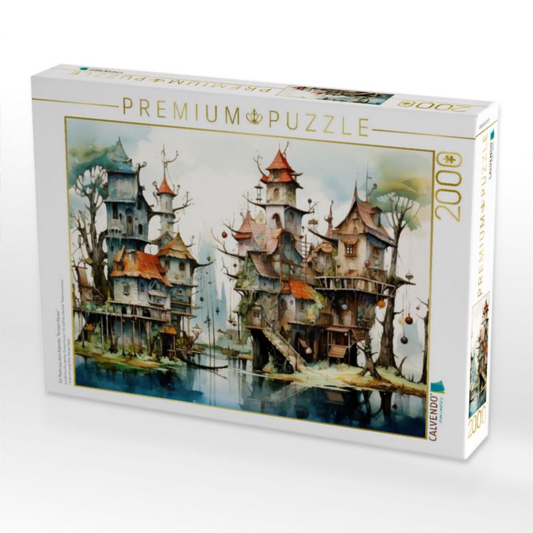 Produktbild: CALVENDO Puzzle Ein Motiv aus dem Kalender "Kuriose H&auml;user" | 2000 Teile Lege-Gr&ouml;&szlig;e 90x67cm Foto-Puzzle f&uuml;r gl&uuml;ckliche Stunden
