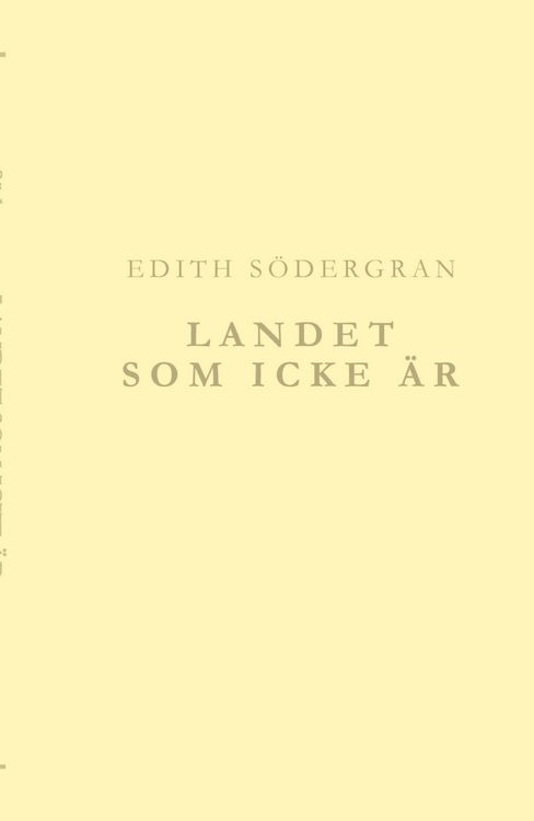 Produktbild: Landet som icke &auml;r