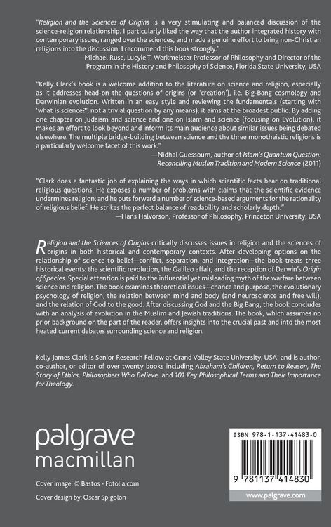 Produktbild: Religion and the Sciences of Origins