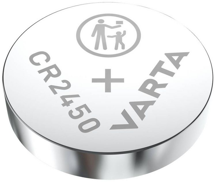 Produktbild: Varta Knopfzelle CR2450 3 V 1 St. 570 mAh Lithium LITHIUM Coin CR2450 Bli 1