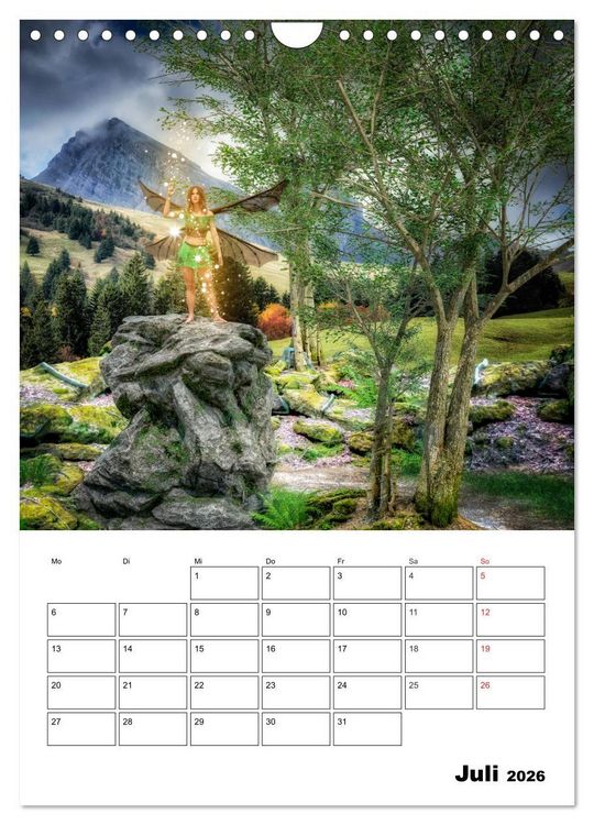 Produktbild: Im Land der imagin&auml;ren Feen (Wandkalender 2026 DIN A4 hoch), CALVENDO Monatskalender