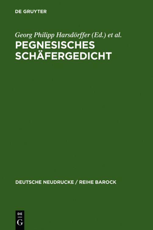 Produktbild: Pegnesisches Sch&auml;fergedicht