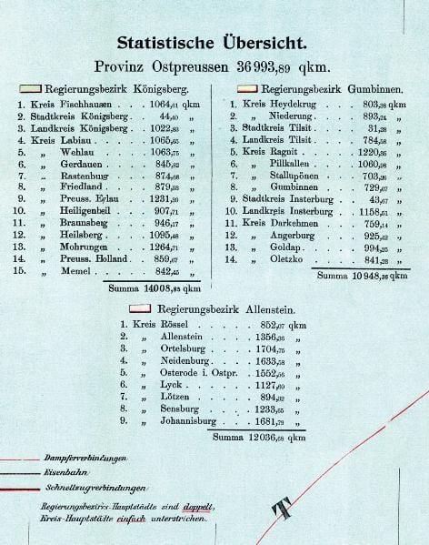 Produktbild: Historische Karte: Provinz Ostpreussen &shy; um 1910 (Plano)