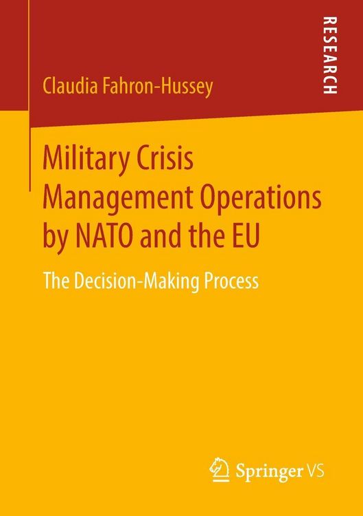 Produktbild: Military Crisis Management Operations by NATO and the EU