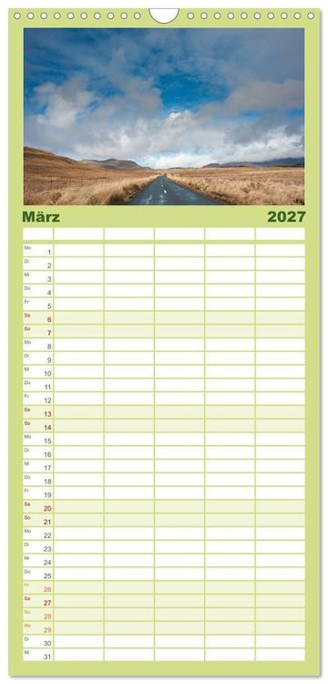 Produktbild: Familienplaner 2027 - Irland. Wild Atlantic Views. mit 5 Spalten (Wandkalender, 21 x 45 cm) CALVENDO