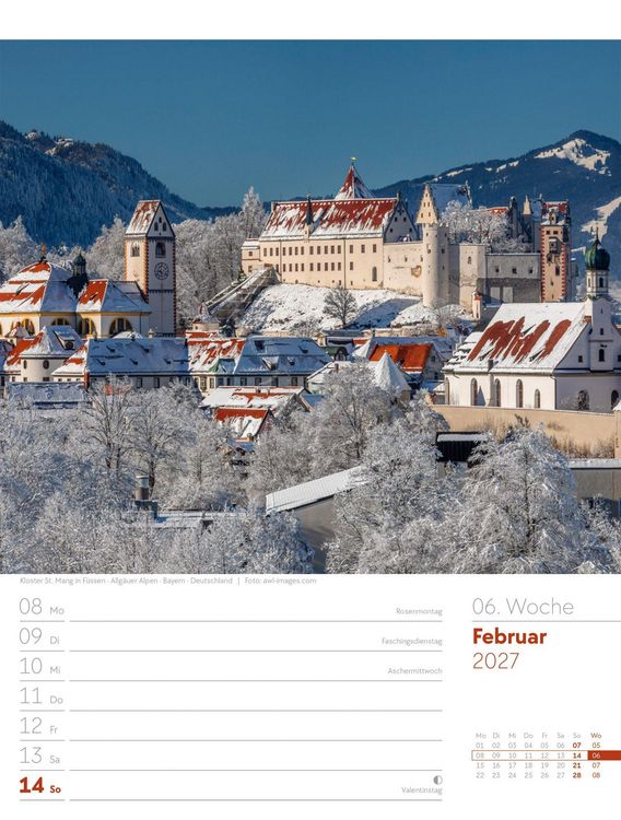 Produktbild: Faszination Alpenwelt Wochenplaner Kalender 2027