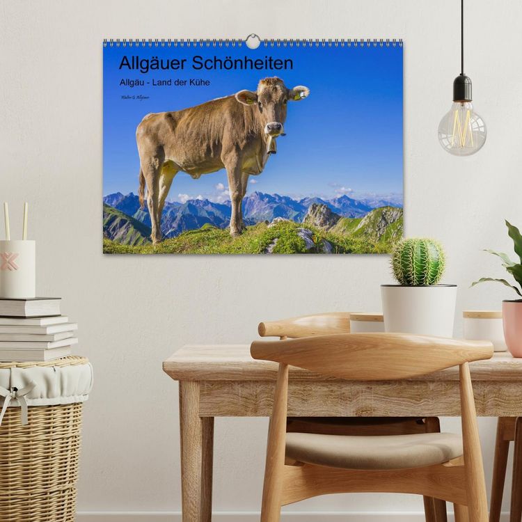 Produktbild: Allg&auml;uer Sch&ouml;nheiten Allg&auml;u - Land der K&uuml;he (Wandkalender 2026 DIN A3 quer), CALVENDO Monatskalender
