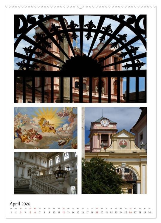 Produktbild: Stifte und Kl&ouml;ster in &Ouml;sterreich (hochwertiger Premium Wandkalender 2026 DIN A2 hoch), Kunstdruck in Hochglanz