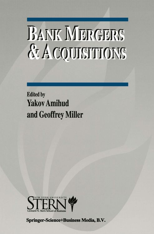 Produktbild: Bank Mergers & Acquisitions