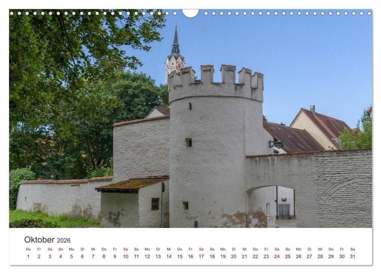 Produktbild: Schrobenhausen - Lenbachstadt im Spargelland (Wandkalender 2026 DIN A3 quer), CALVENDO Monatskalender