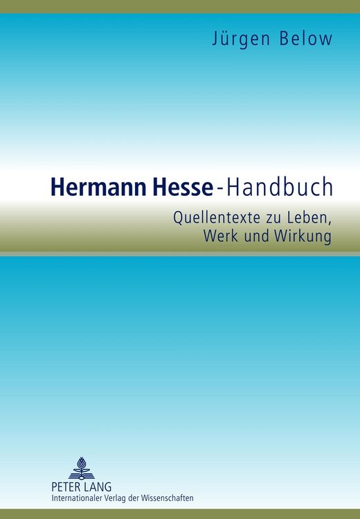 Produktbild: Hermann Hesse-Handbuch