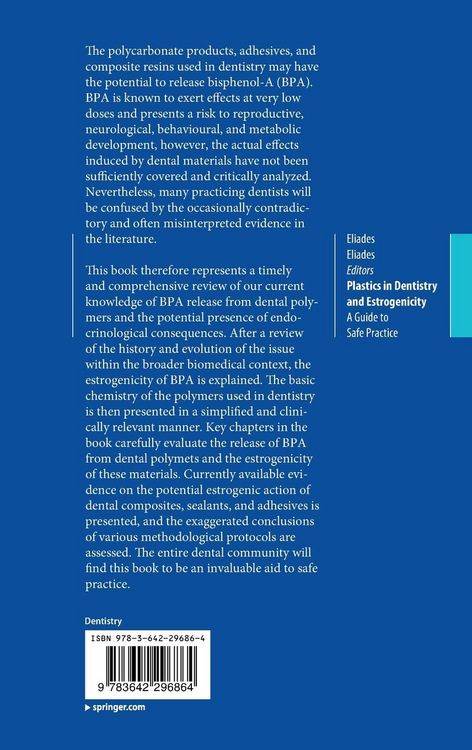 Produktbild: Plastics in Dentistry and Estrogenicity