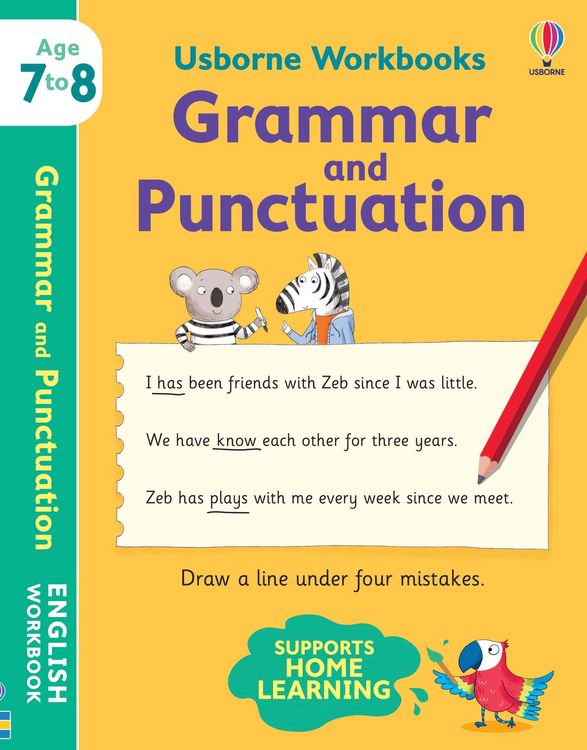 Produktbild: Usborne Workbooks Grammar and Punctuation 7-8