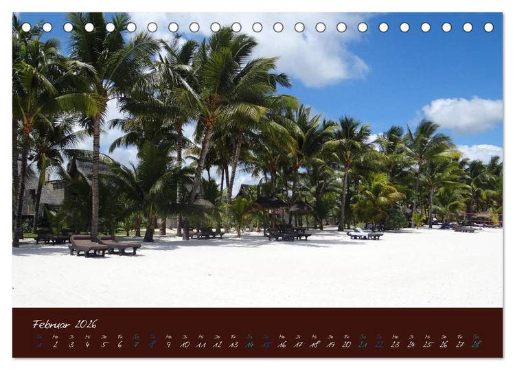 Produktbild: Indische Perle - Mauritius (Tischkalender 2026 DIN A5 quer), CALVENDO Monatskalender