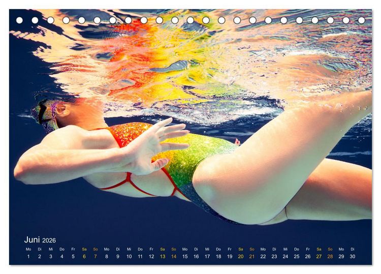 Produktbild: FREUBAD (Tischkalender 2026 DIN A5 quer), CALVENDO Monatskalender