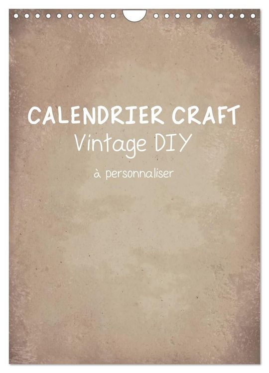 Produktbild: Calendrier Craft Vintage DIY (Calendrier mural 2027 DIN A4 horizontal), CALVENDO calendrier mensuel