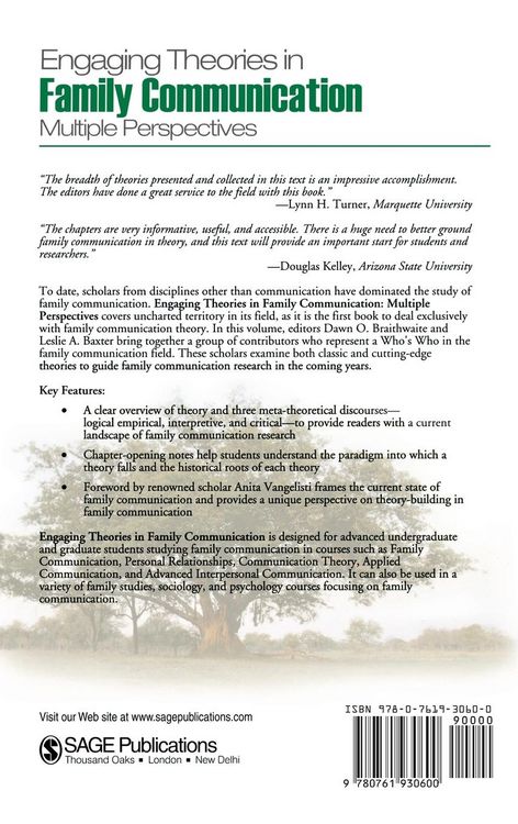 Produktbild: Engaging Theories in Family Communication