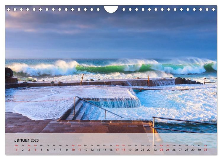 Produktbild: Wundersch&ouml;ne Meereslandschaften (Wandkalender 2026 DIN A4 quer), CALVENDO Monatskalender
