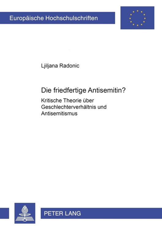 Produktbild: Die friedfertige Antisemitin?